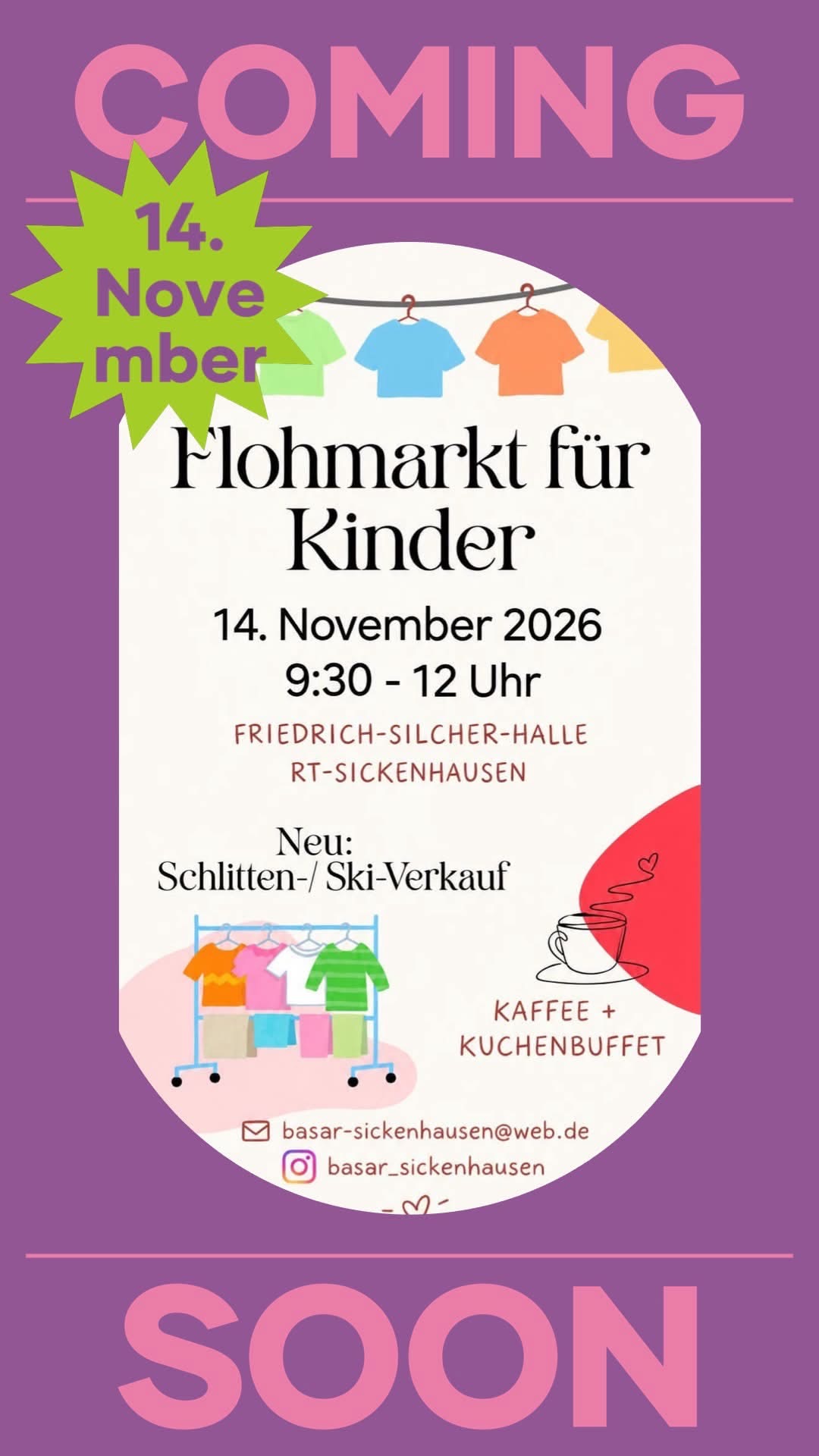 Flyer: Flohmarkt für Kinder