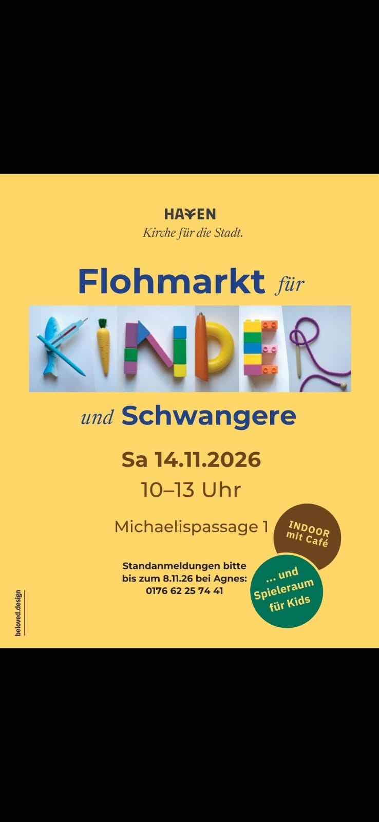 Flyer: Flohmarkt für Kinder und Schwangere