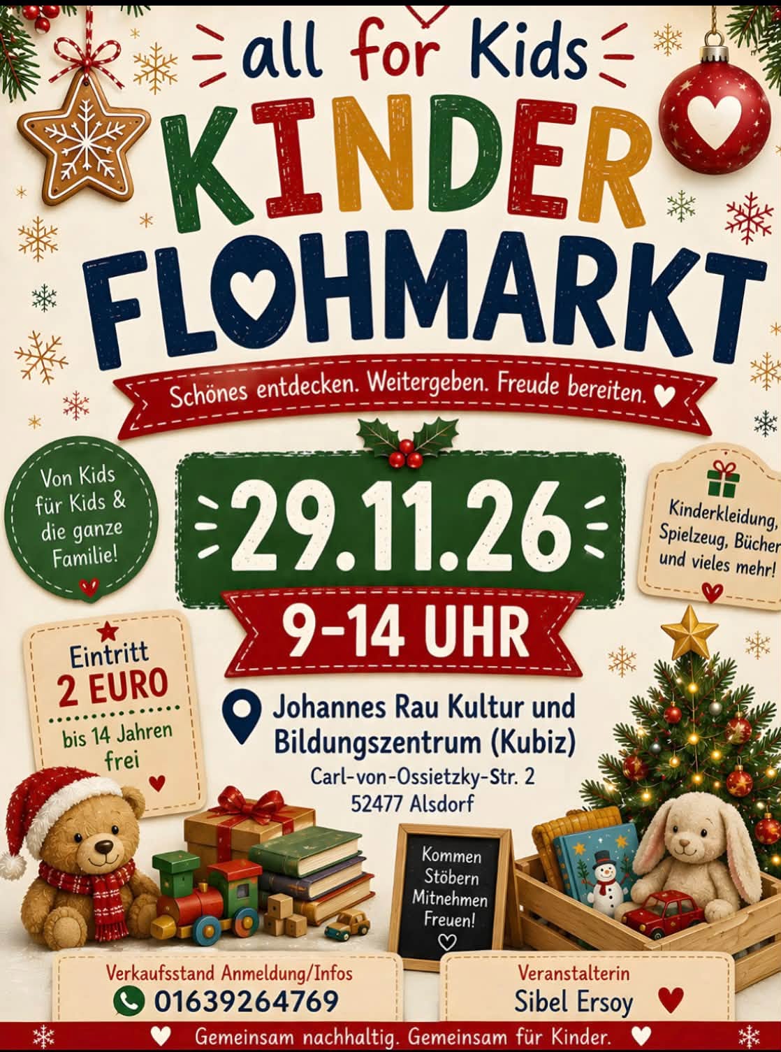 Flyer: Kinder Flohmarkt