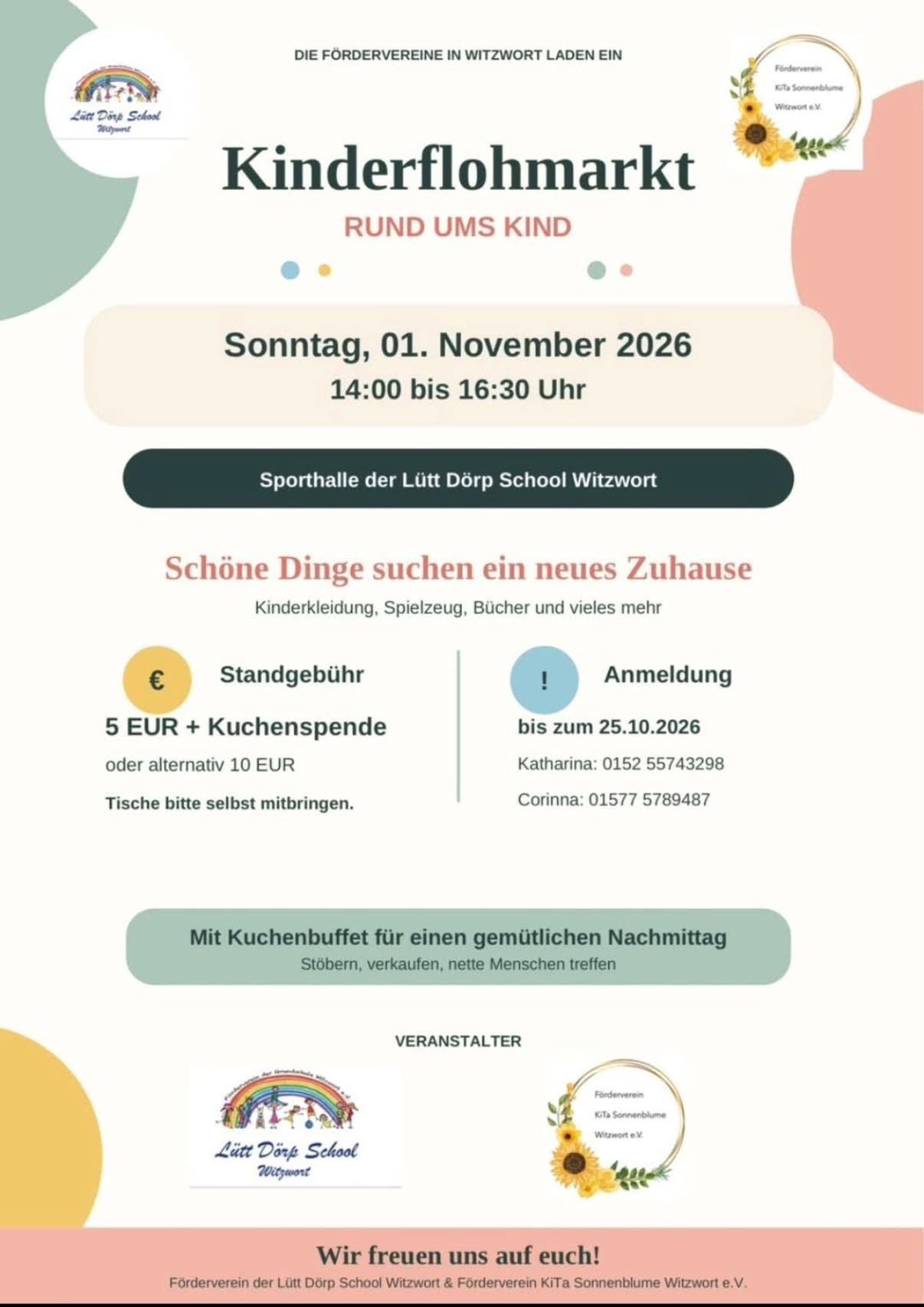 Flyer: Kinderflohmarkt