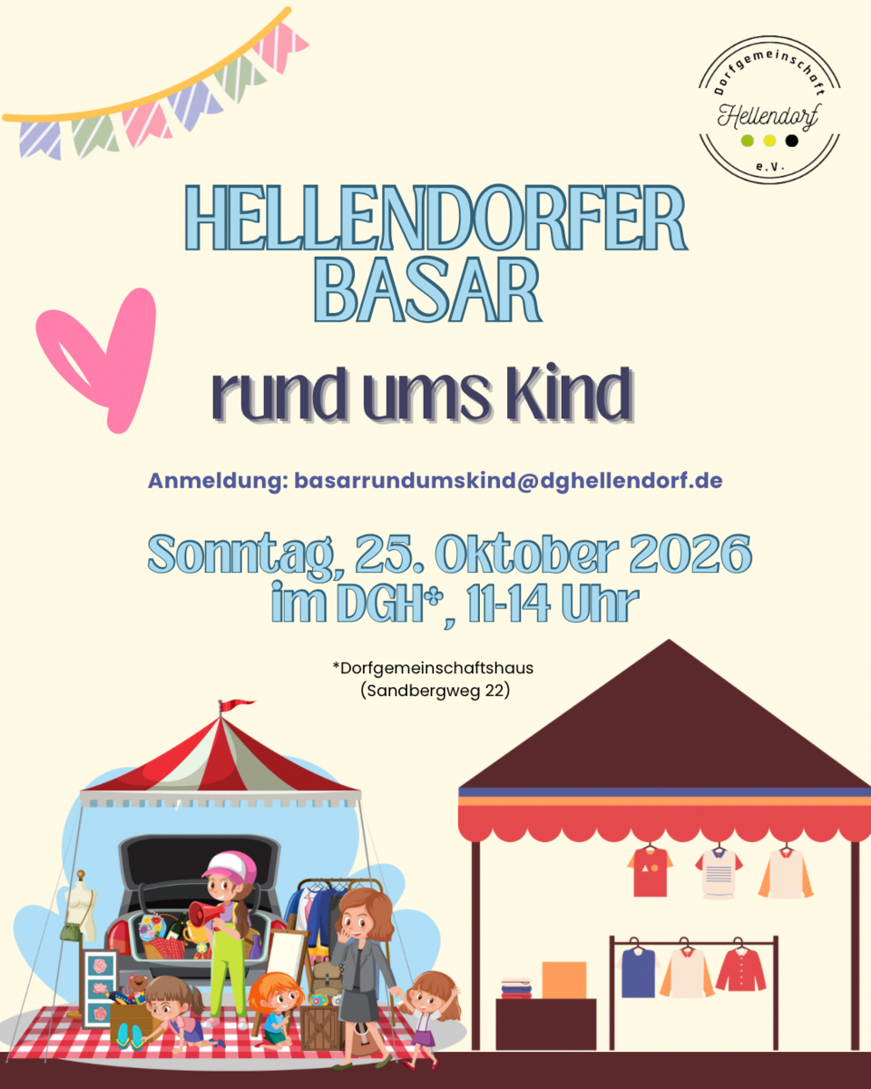 Flyer: Basar rund ums Kind
