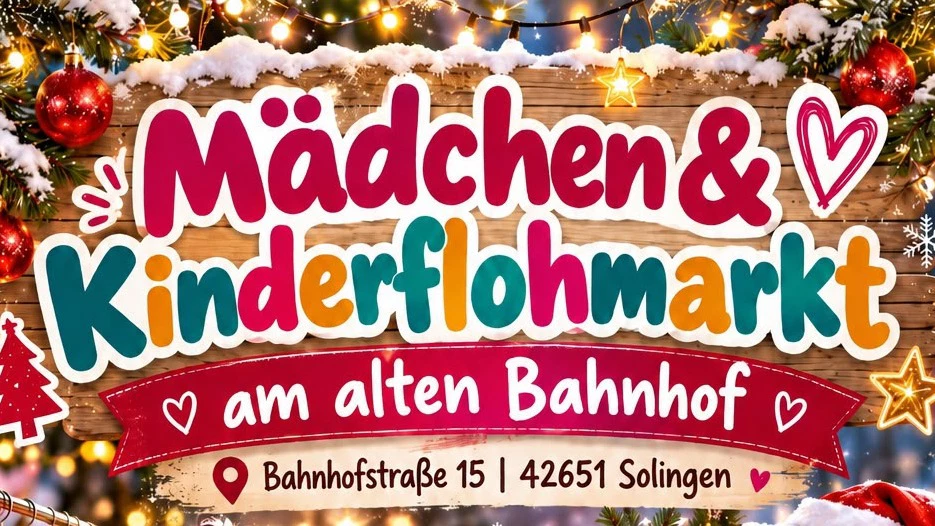 Flyer: Mädchen & Kinderflohmarkt