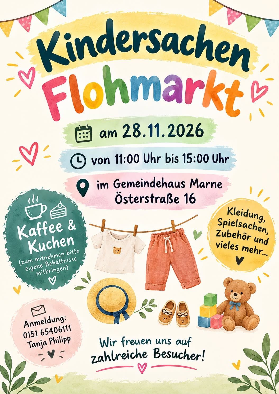 Flyer: Kindersachen Flohmarkt