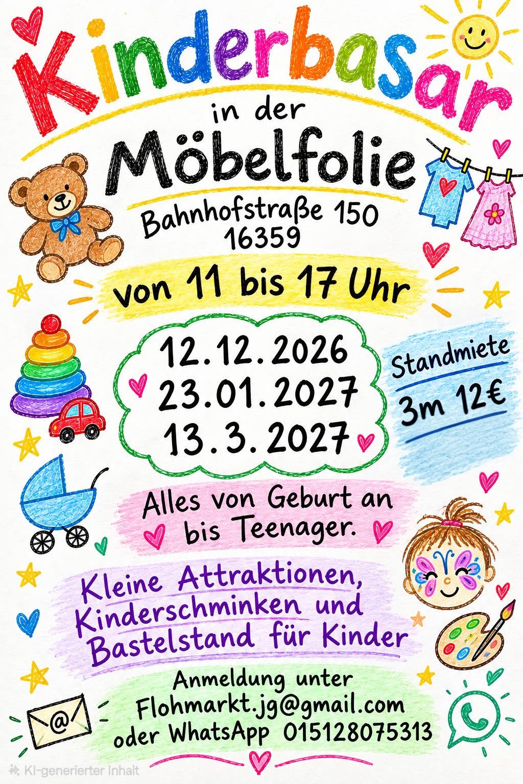 Flyer: Kinderbasar