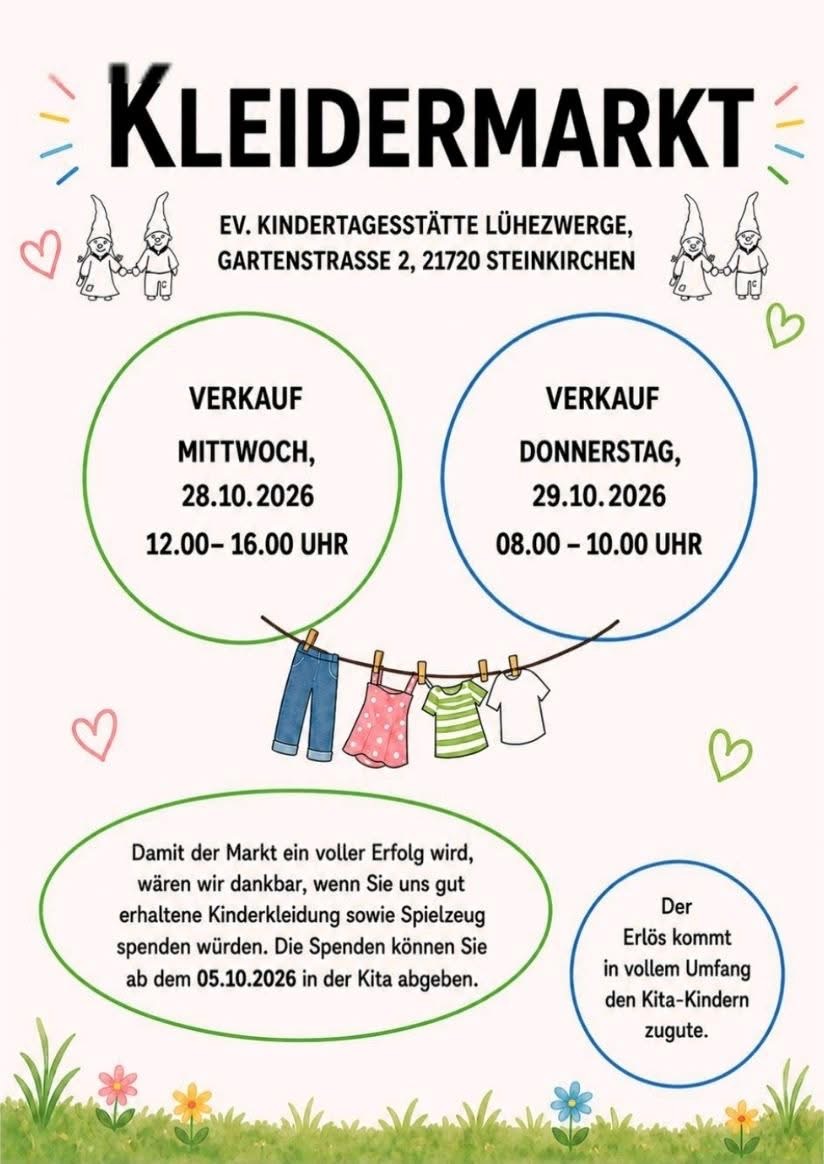 Flyer: Kleidermarkt